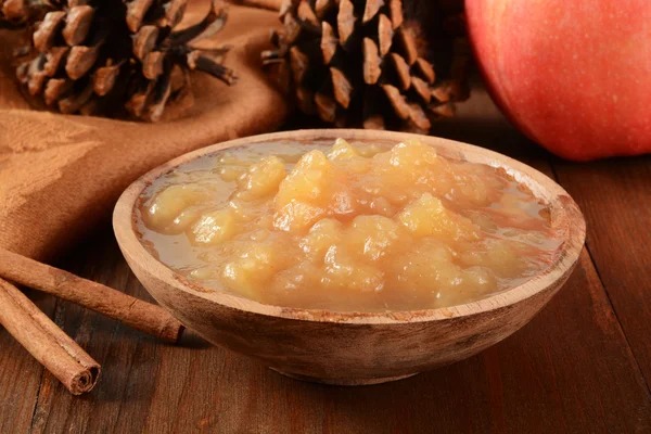 Salsa de manzana gruesa — Foto de Stock