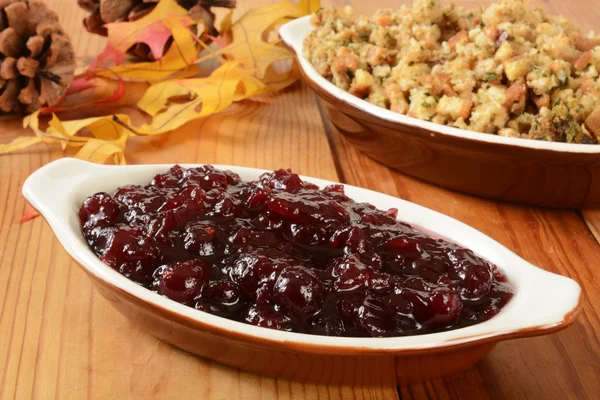 Cranberry sauce — Stock Photo, Image