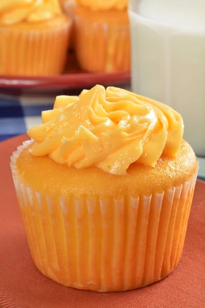 Mango cupcakes — Stok fotoğraf