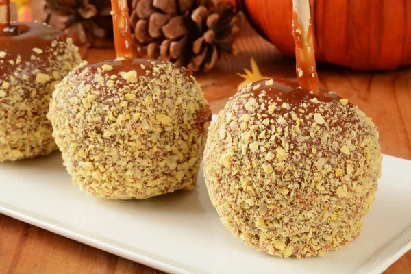 Caramel apples — Stock Photo, Image