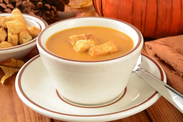 Sopa de abóbora — Fotografia de Stock