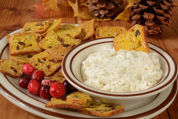 Galletas de arándano de calabaza — Foto de Stock