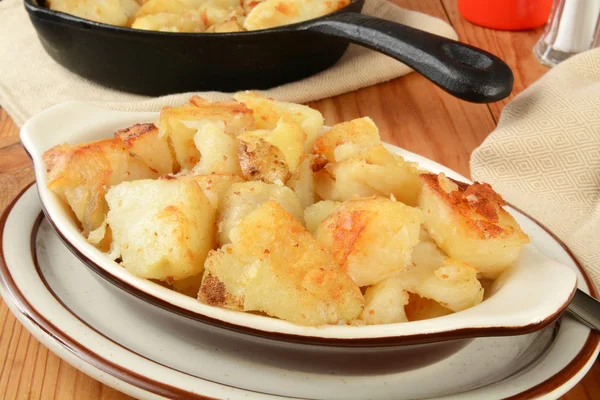 Home fried potatoes — Stock Photo, Image