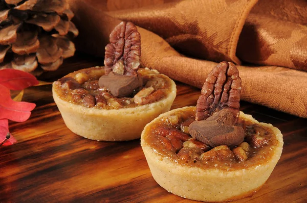 Mini Pecan Pies — Stock Photo, Image