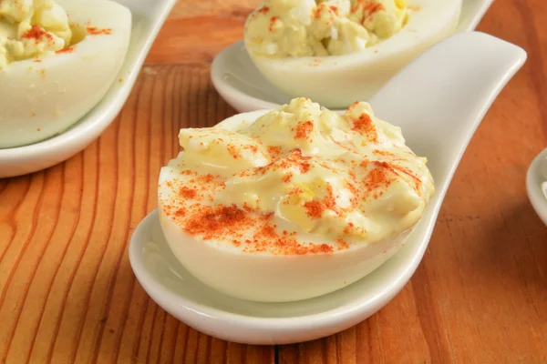 Deviled egg appetizer — Stock Photo, Image