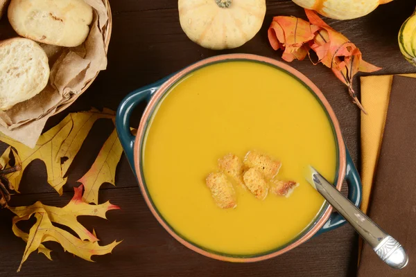 Sopa de abóbora — Fotografia de Stock