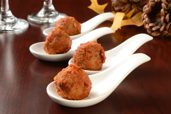 Przekąski meatball — Zdjęcie stockowe