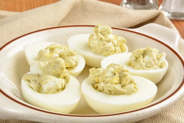 Aperitivos de salada de ovo — Fotografia de Stock