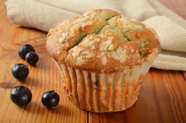 Borůvkový muffin — Stock fotografie