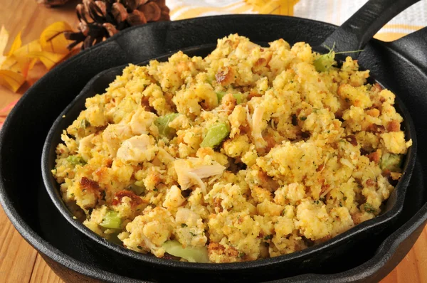 Cornbread stuffing — Stock Photo, Image