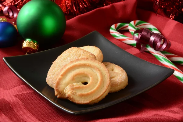 Bolinhos de manteiga de Natal — Fotografia de Stock