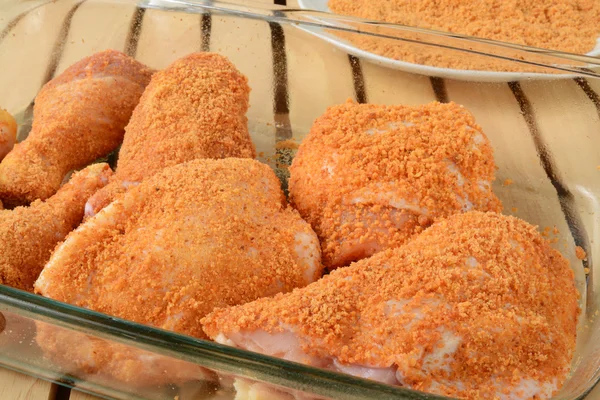 Breaded chicken — Stock Photo, Image