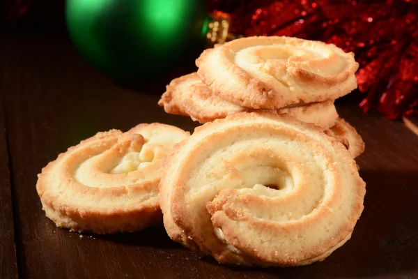 Christmas butter cookies — Stock Photo, Image