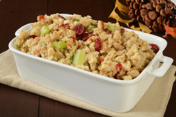 Holiday stuffing with cranberry — Stok Foto