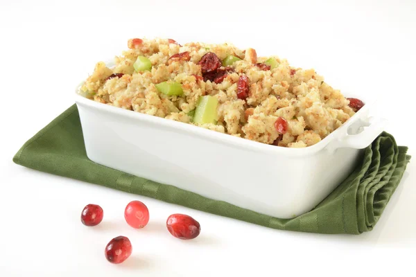 Holiday stuffing with cranberries — Stock Photo, Image