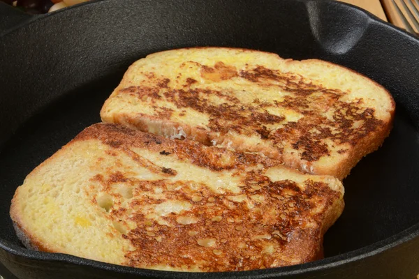 Sıcak tereyağlı tost — Stok fotoğraf