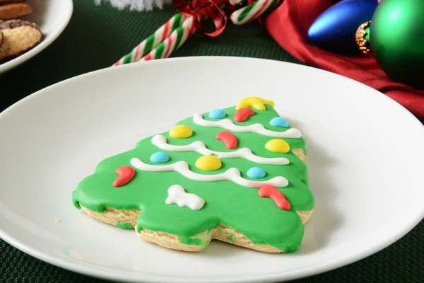 Christmas tree cookie — Stock Photo, Image