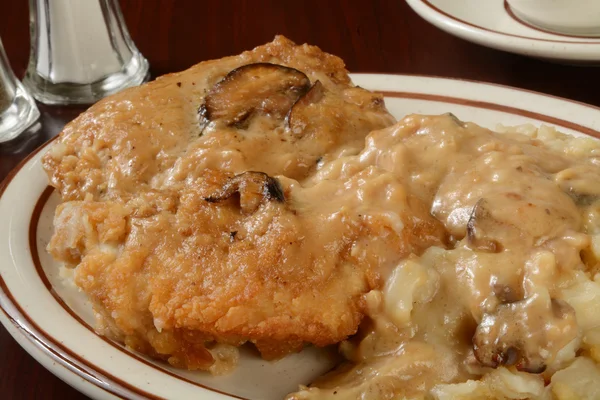 Placa de pollo Marsala — Foto de Stock