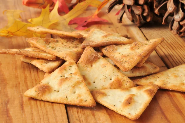 Pita bread chips — Stock Photo, Image