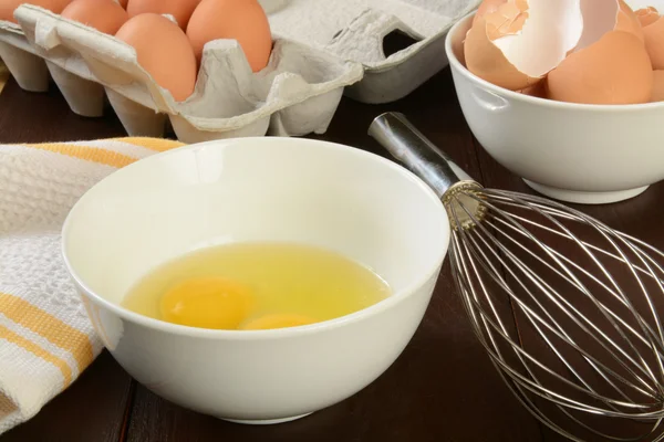 Natural brown eggs — Stock Photo, Image