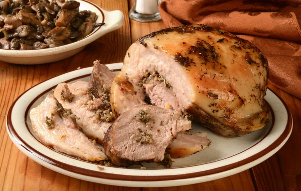 Porchetta pork roast — Stock Photo, Image