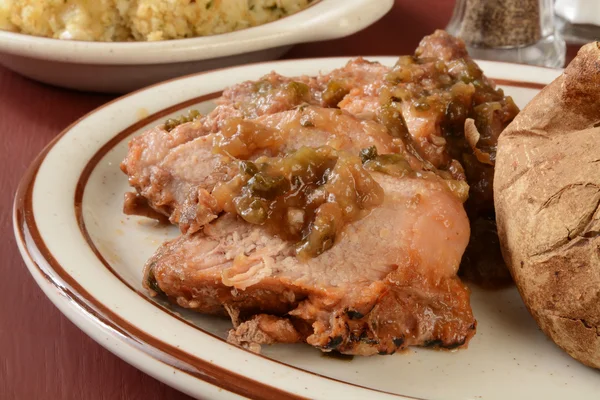 Pork shoulder roast — Stock Photo, Image