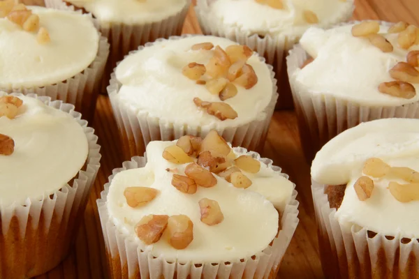 Pecan pie cupcakes — Stock Photo, Image