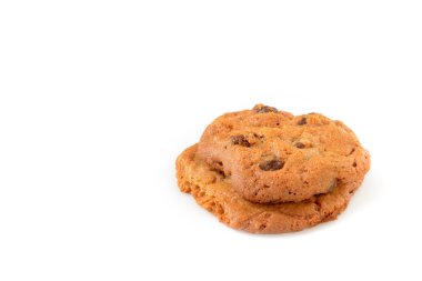 Çikolata parçacıklı kurabiye.