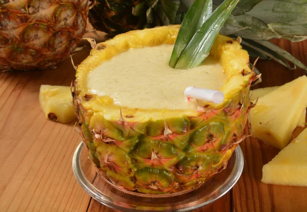 Frullato di banana all'ananas — Foto Stock