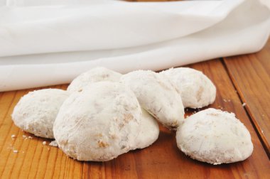 Rus teacakes yığını