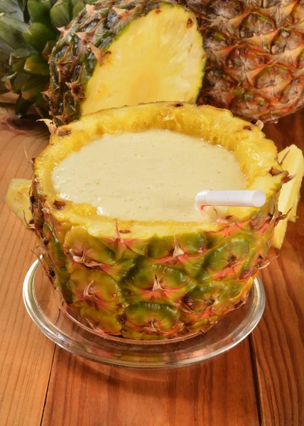 Ananas muz smoothie — Stok fotoğraf