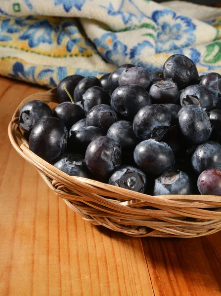 Fresh organic blueberries — Stock Photo, Image