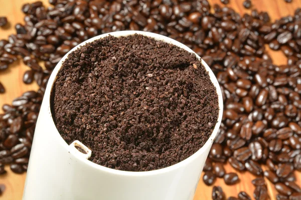 Fresh ground coffee
