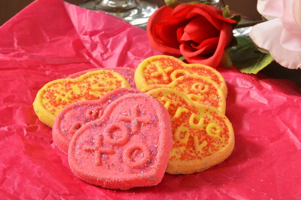 Valentines Day cookies — Stock Photo, Image