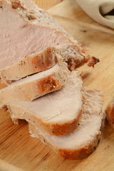 Sliced turkey brast — Stock Photo, Image