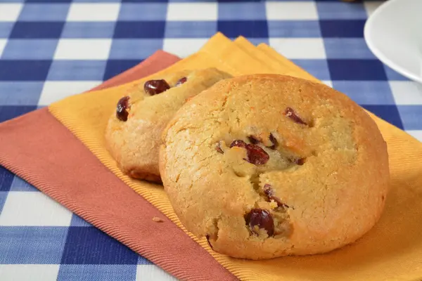 Bolachas laranja cranberry — Fotografia de Stock