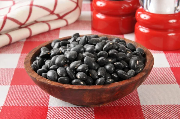 Black turtle beans — Stock Photo, Image