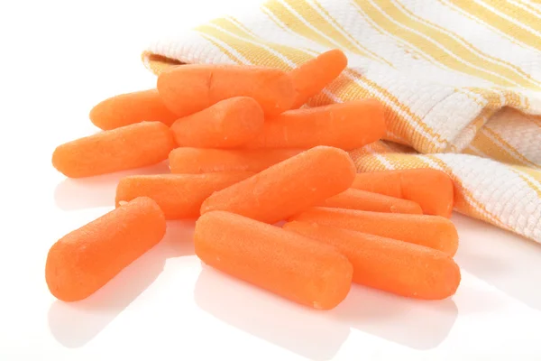 Washed baby carrots — Stock Photo, Image