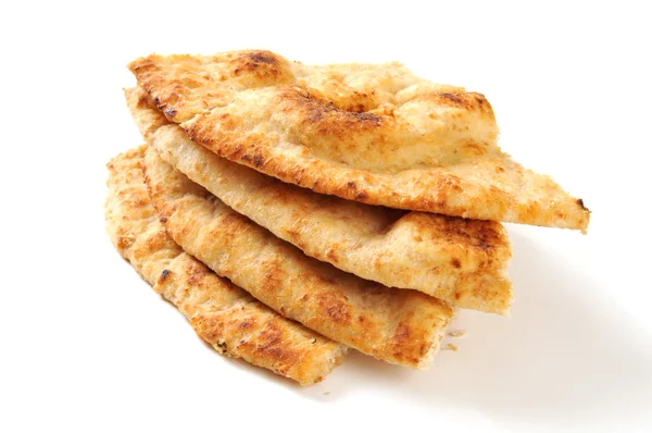 Wedges of Naan bread — Stock Photo, Image