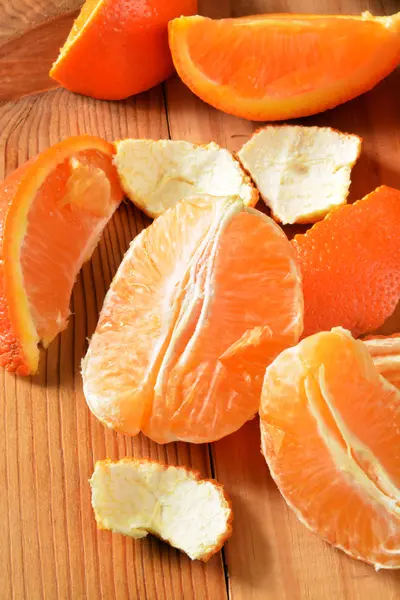 Sayatan oranye organik — Stok Foto