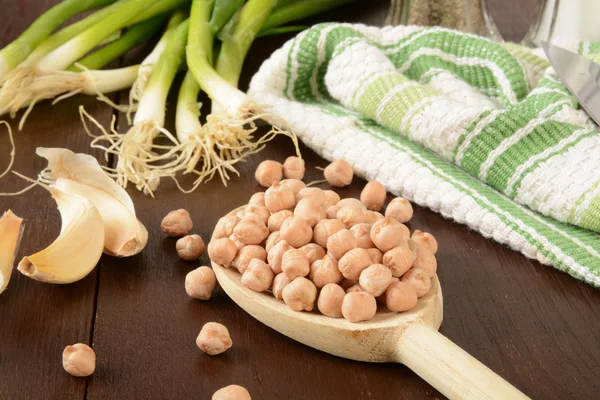 Dried garbanzo beans — Stock Photo, Image