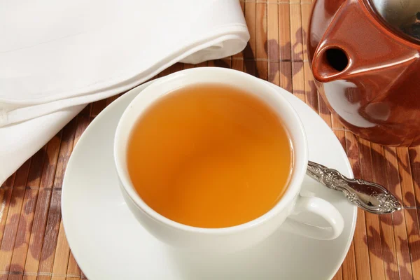 Cup of Jasmine green tea — Stock Photo, Image