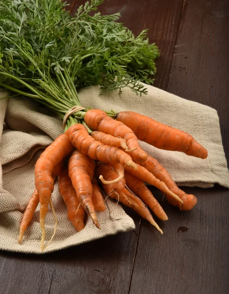 Organic baby carrots — Stock Photo, Image