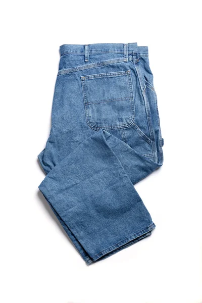 Пара синих джинсов — стоковое фото