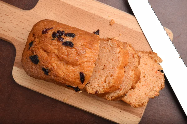 Orange tranbär bröd — Stockfoto