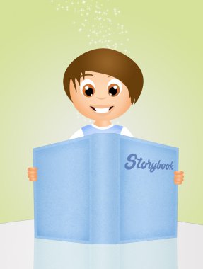 Çocuk hikaye kitabı ile