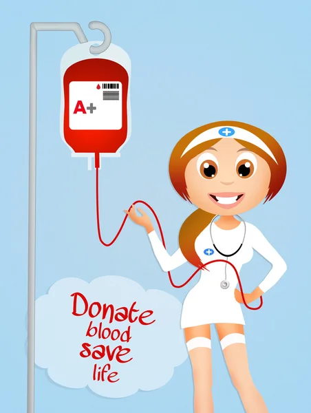 Donner du sang sauver la vie — Photo