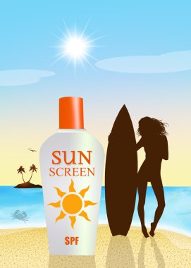 Yaz aylarında güneş losyonu