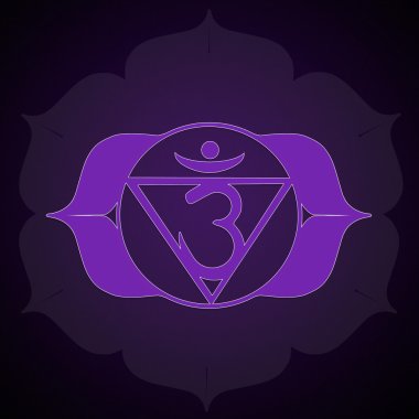 Eye Chakra symbol clipart