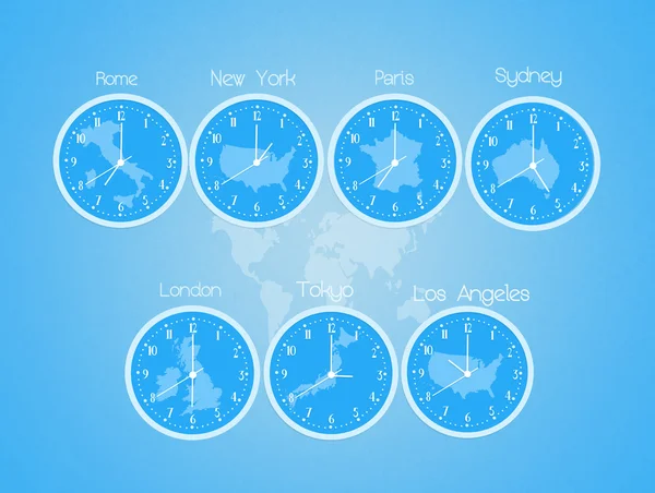 Time zones in the world